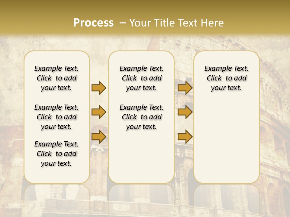 Construction History Stone PowerPoint Template