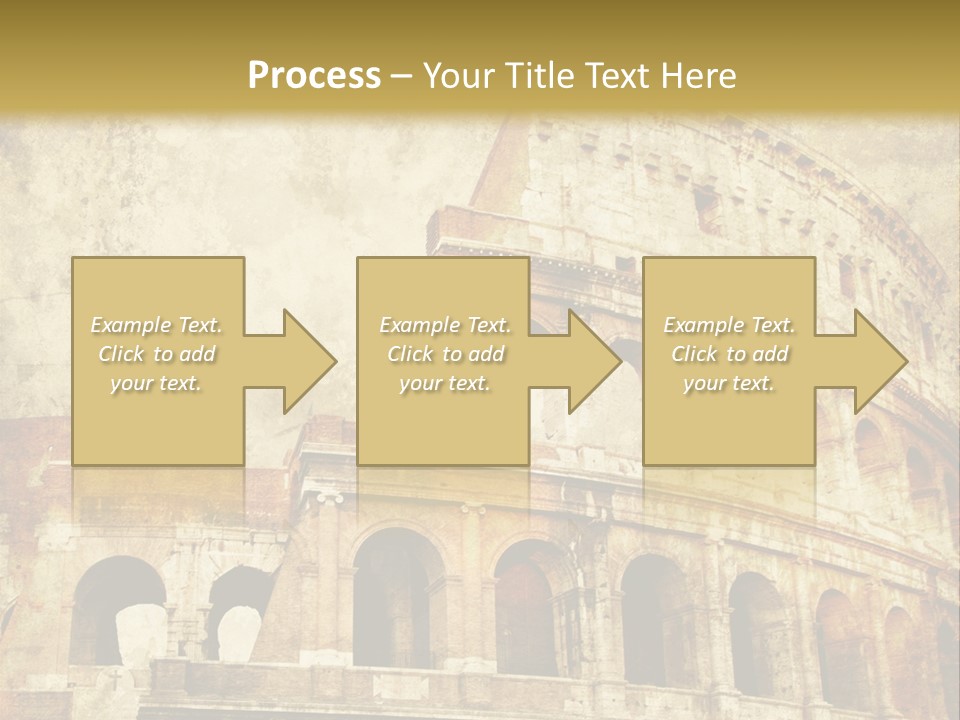 Construction History Stone PowerPoint Template
