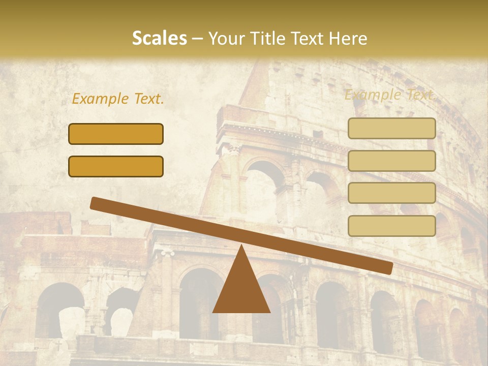 Construction History Stone PowerPoint Template