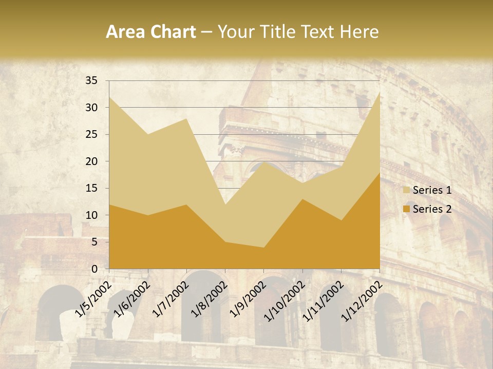 Construction History Stone PowerPoint Template