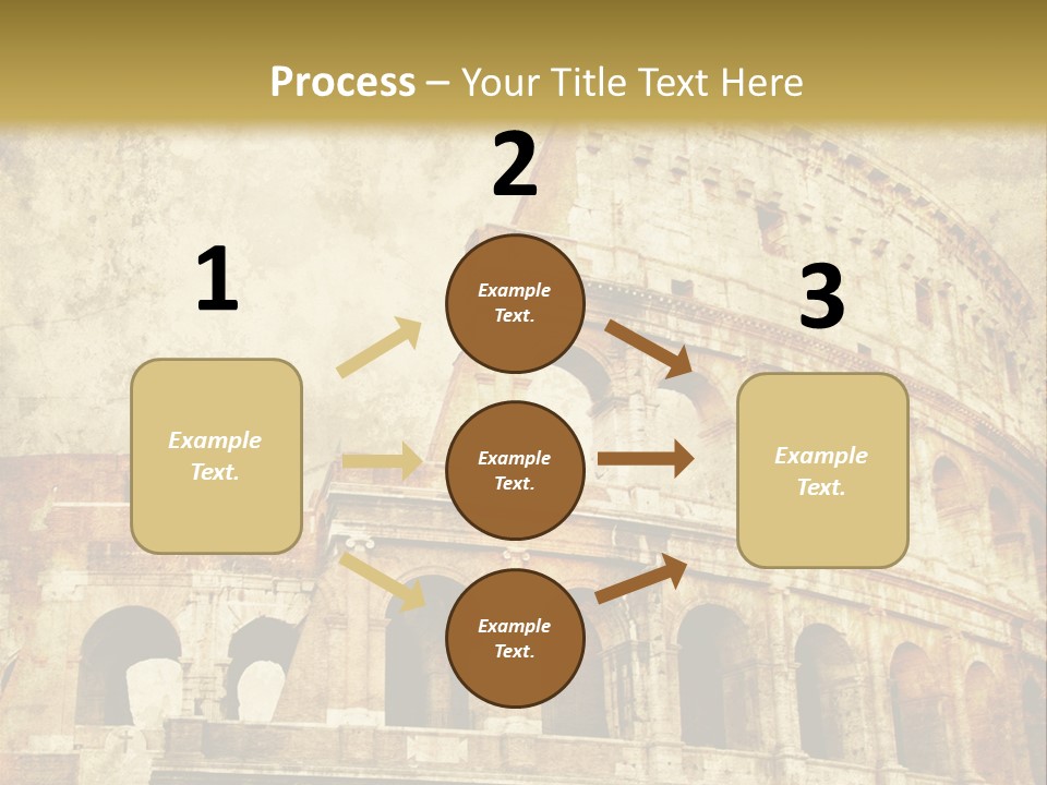 Construction History Stone PowerPoint Template