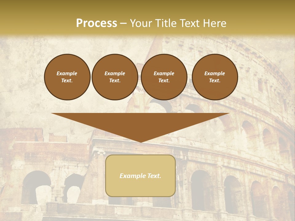 Construction History Stone PowerPoint Template