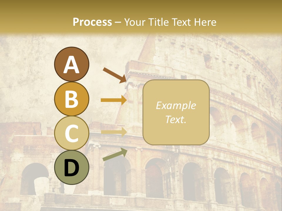 Construction History Stone PowerPoint Template