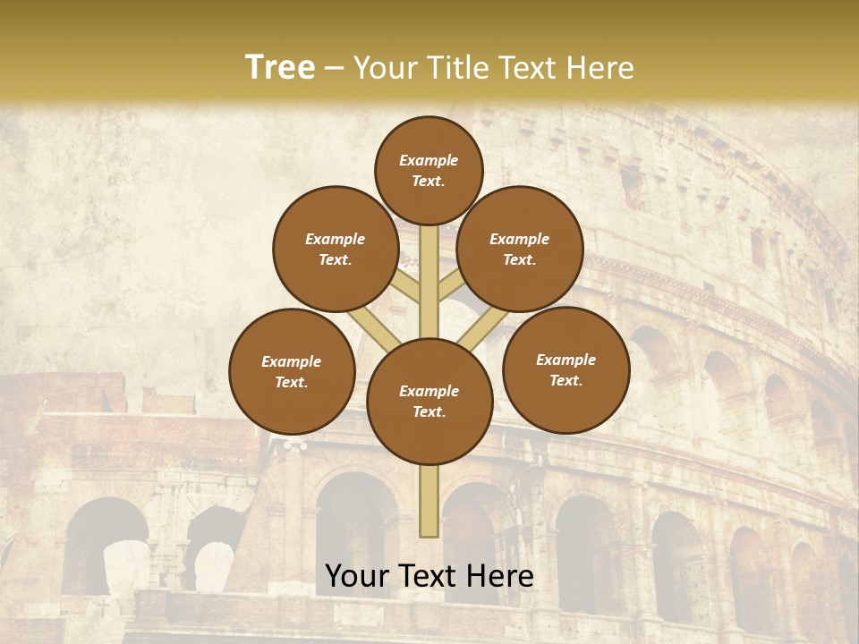 Construction History Stone PowerPoint Template