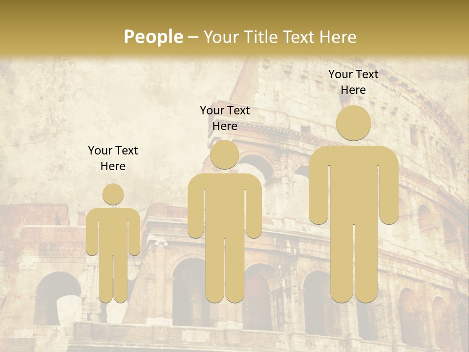 Construction History Stone PowerPoint Template