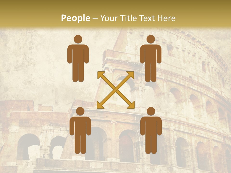 Construction History Stone PowerPoint Template