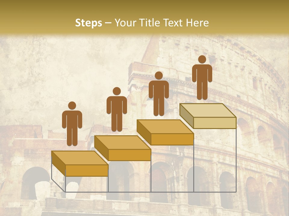 Construction History Stone PowerPoint Template