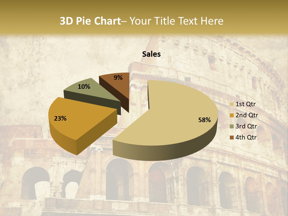 Construction History Stone PowerPoint Template