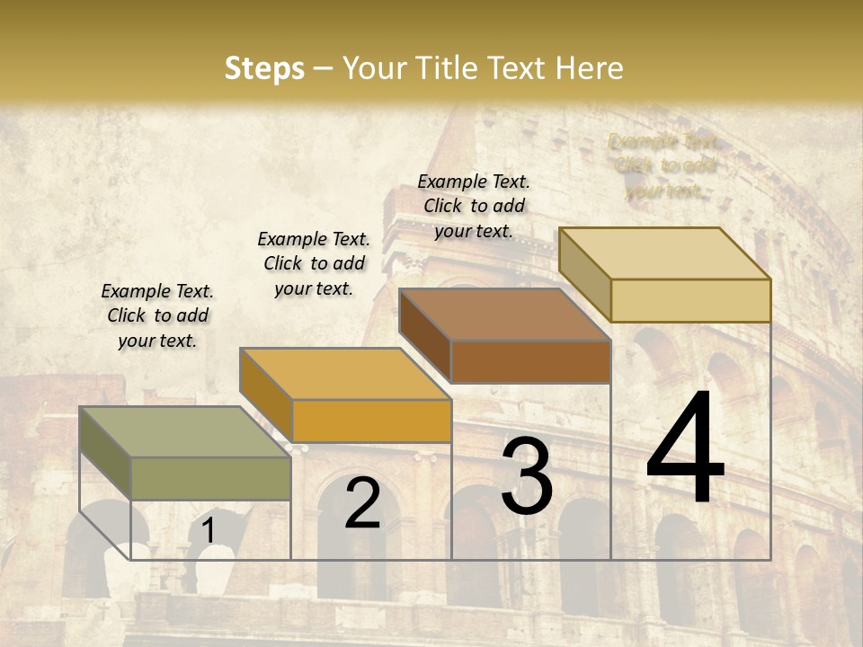 Construction History Stone PowerPoint Template