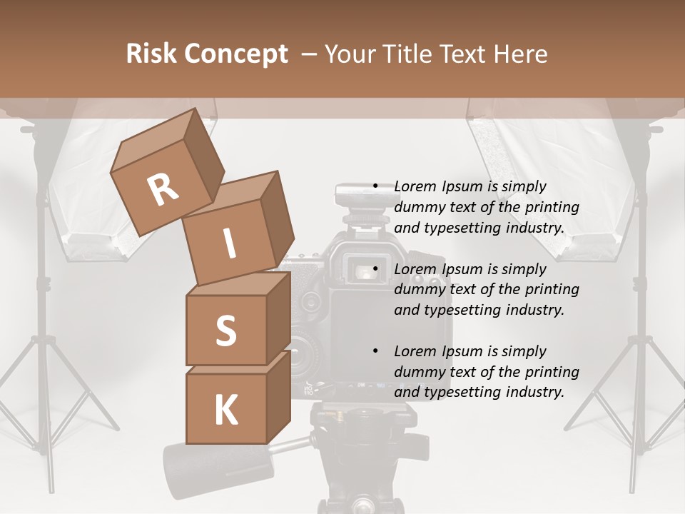 Camera Technology Cable PowerPoint Template