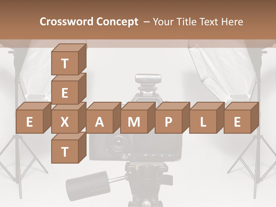 Camera Technology Cable PowerPoint Template