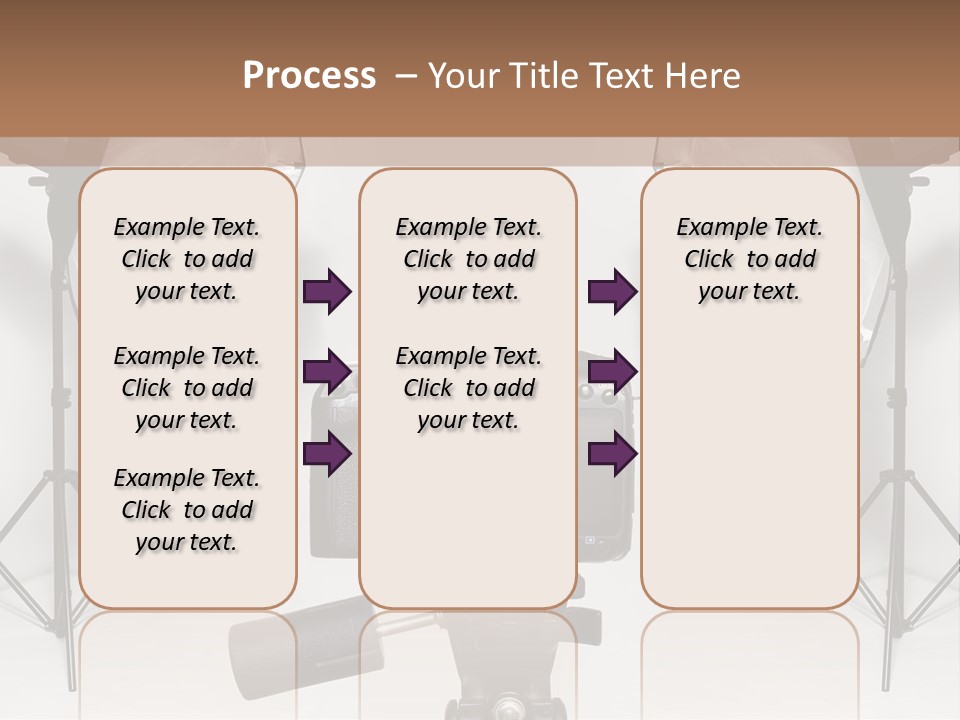 Camera Technology Cable PowerPoint Template