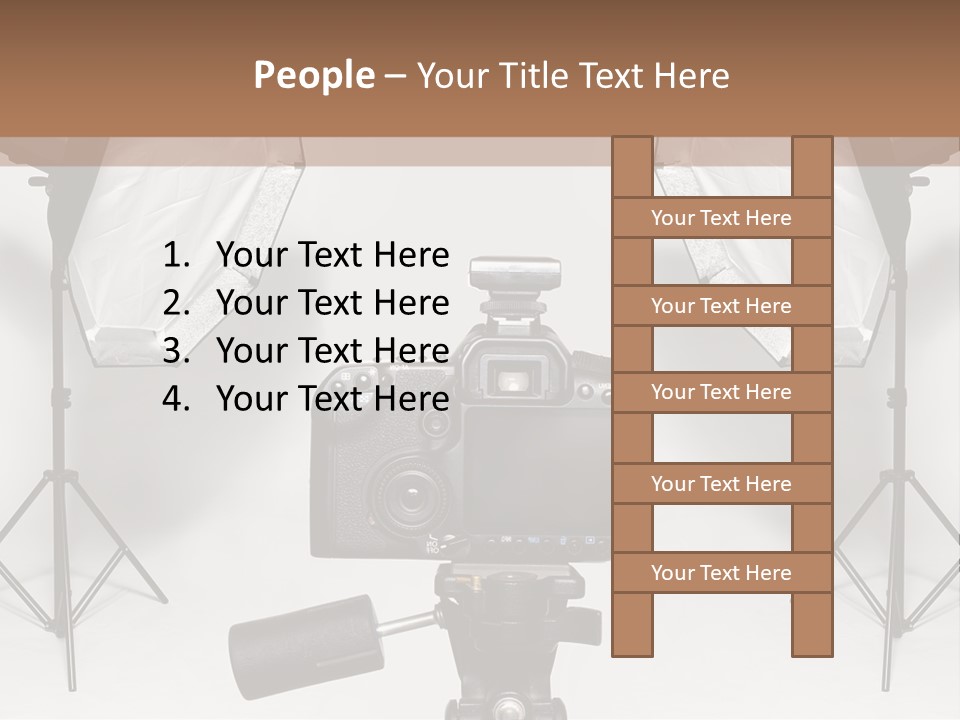 Camera Technology Cable PowerPoint Template