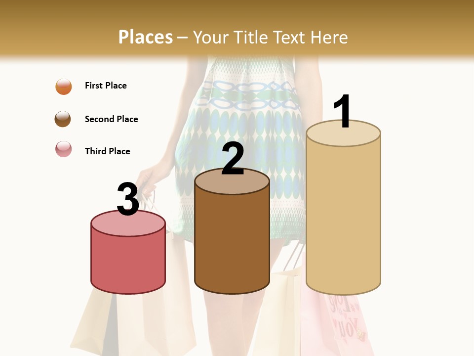 Adult Gift Holding PowerPoint Template