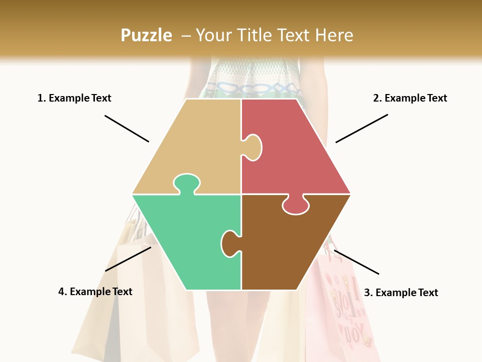 Adult Gift Holding PowerPoint Template