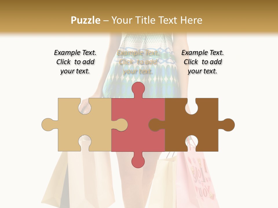 Adult Gift Holding PowerPoint Template