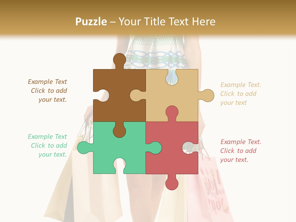 Adult Gift Holding PowerPoint Template