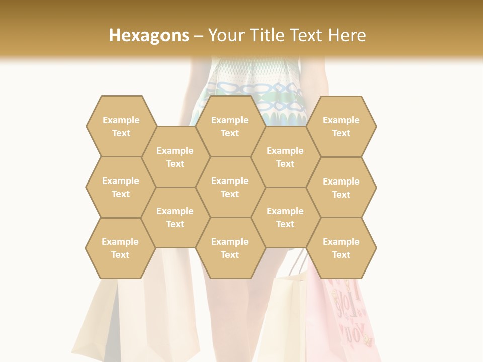 Adult Gift Holding PowerPoint Template