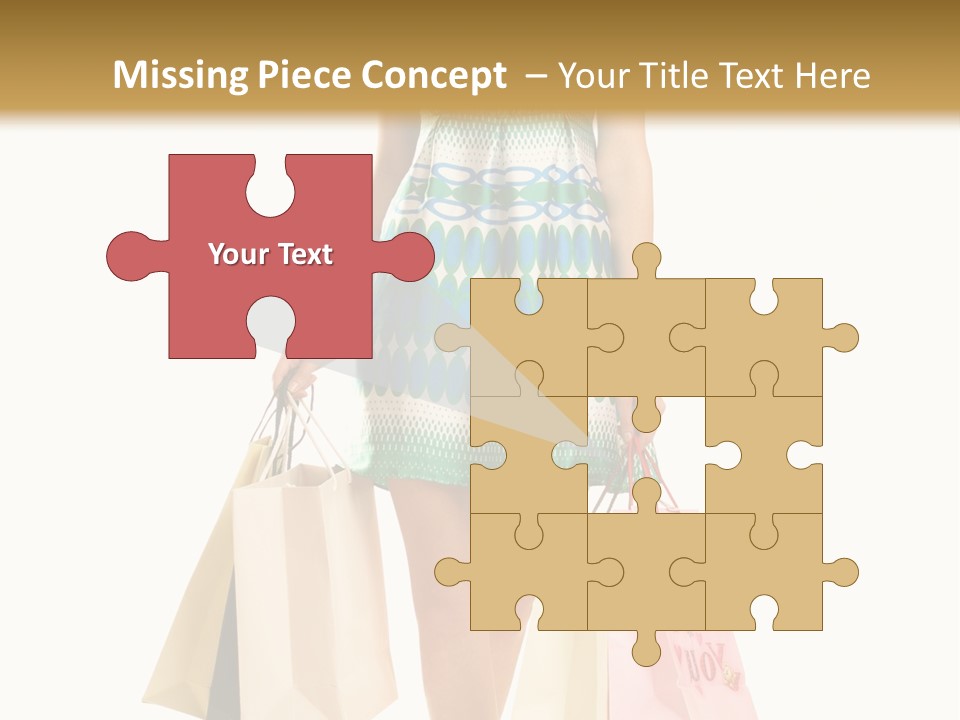 Adult Gift Holding PowerPoint Template