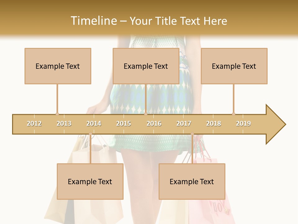 Adult Gift Holding PowerPoint Template