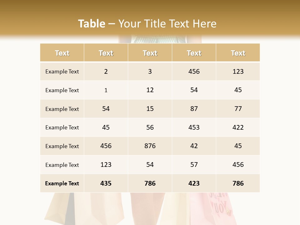 Adult Gift Holding PowerPoint Template