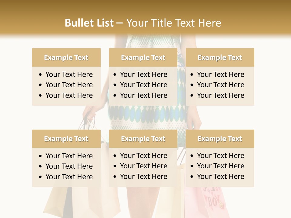 Adult Gift Holding PowerPoint Template