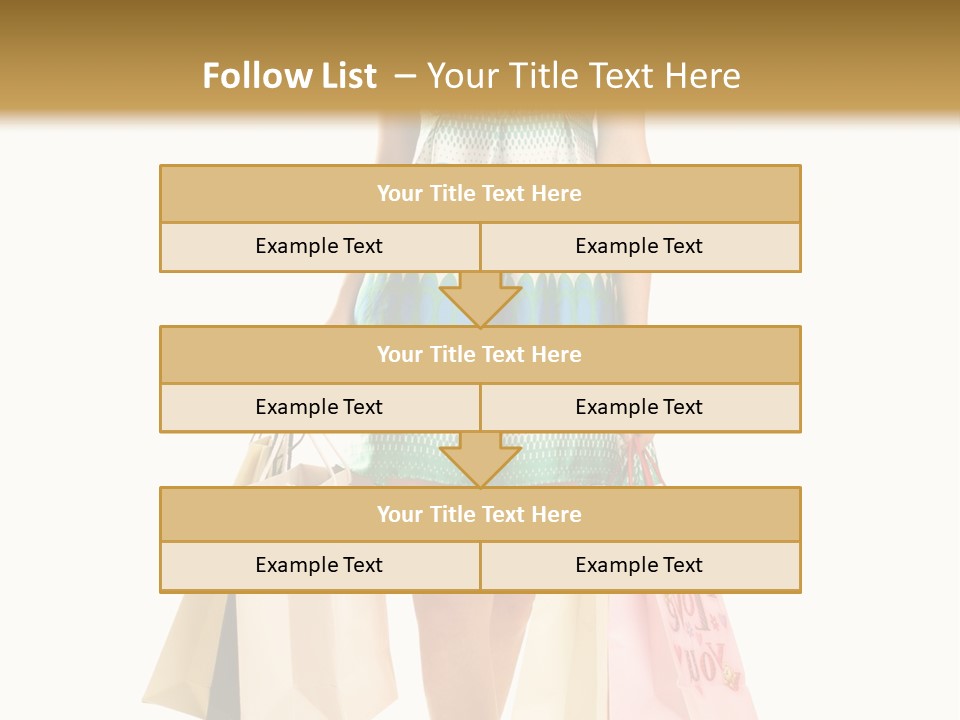 Adult Gift Holding PowerPoint Template