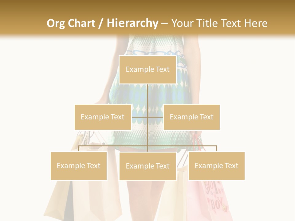 Adult Gift Holding PowerPoint Template