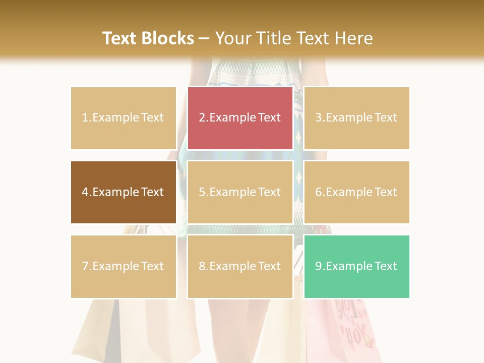 Adult Gift Holding PowerPoint Template