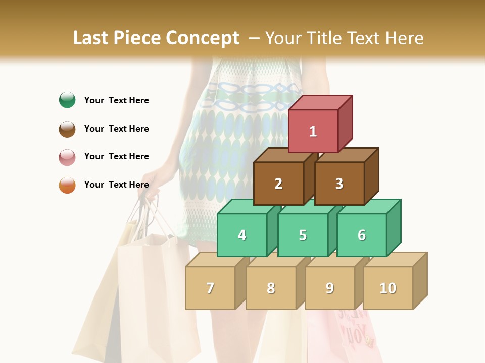 Adult Gift Holding PowerPoint Template