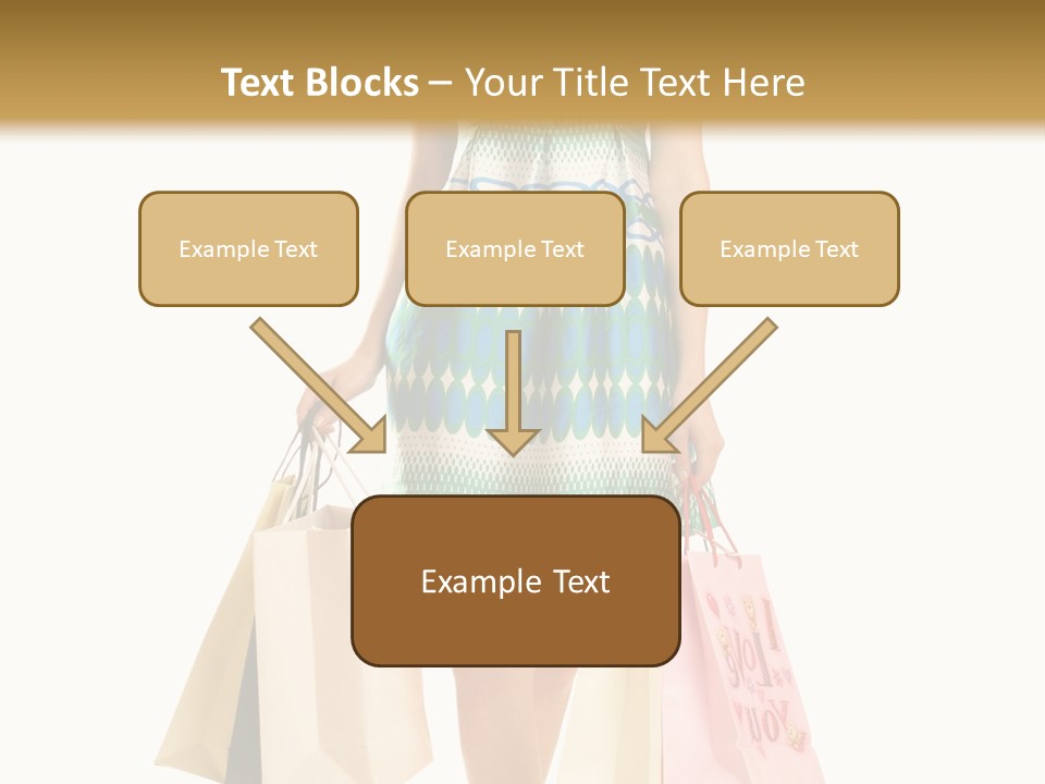 Adult Gift Holding PowerPoint Template