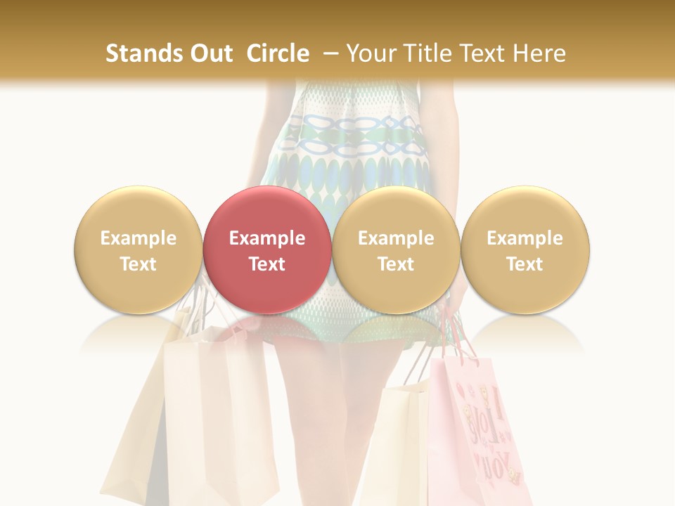 Adult Gift Holding PowerPoint Template