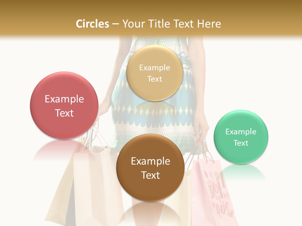 Adult Gift Holding PowerPoint Template