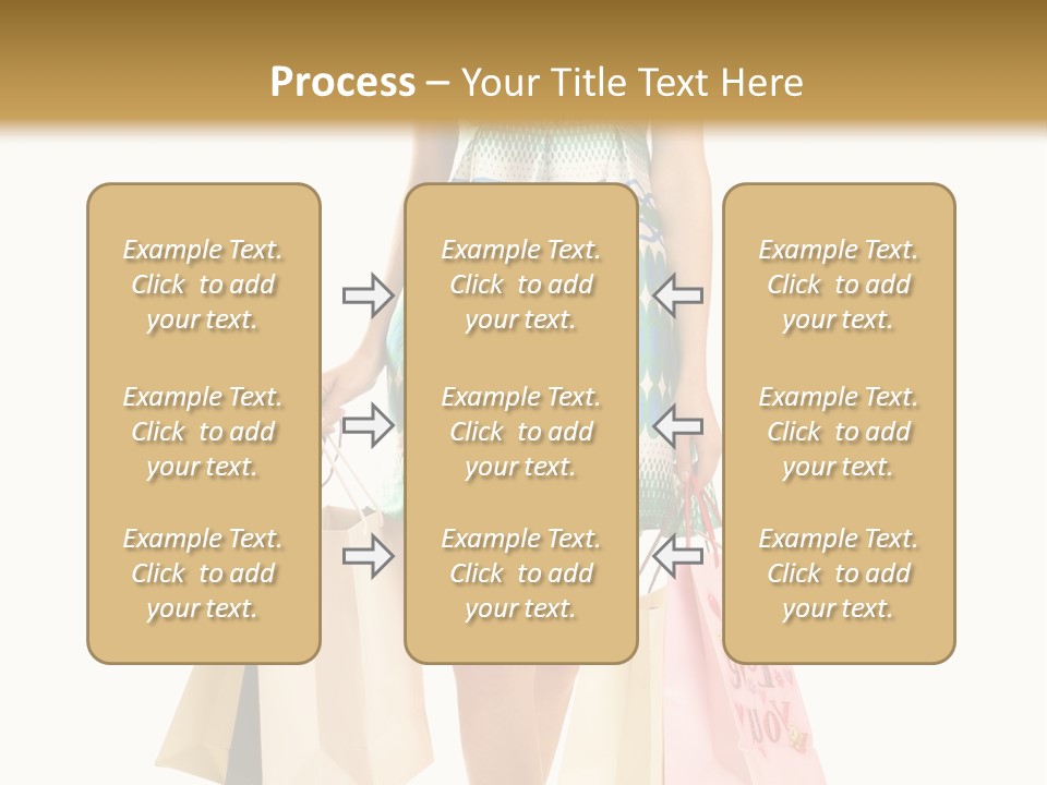 Adult Gift Holding PowerPoint Template