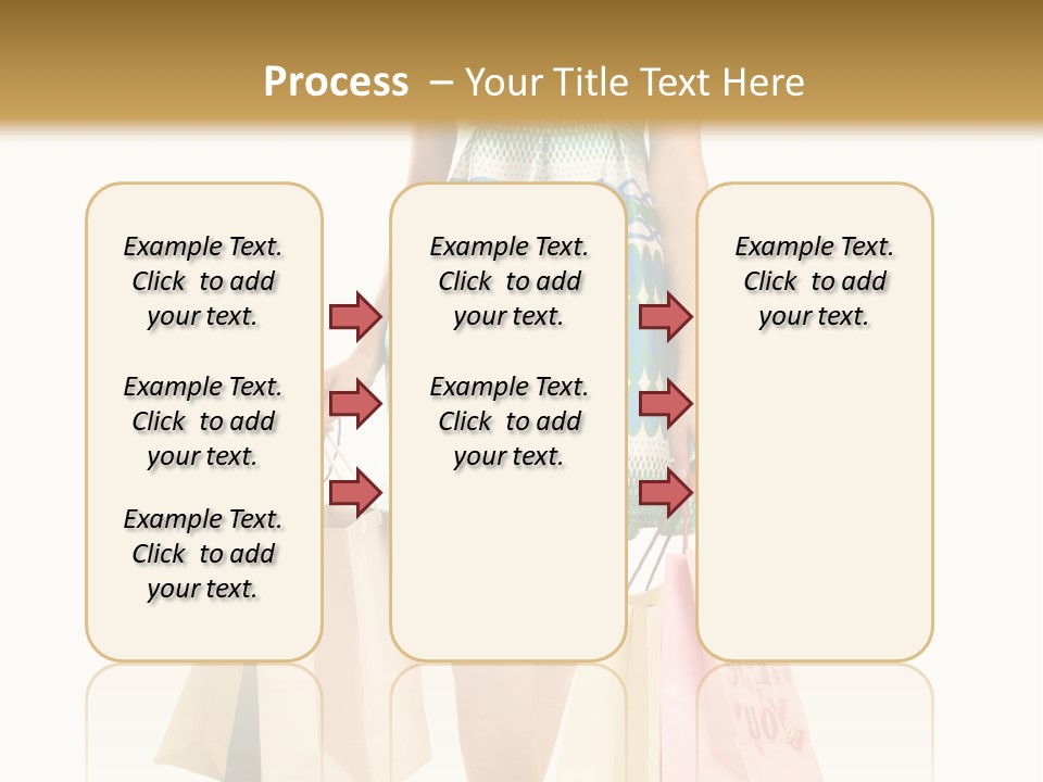Adult Gift Holding PowerPoint Template
