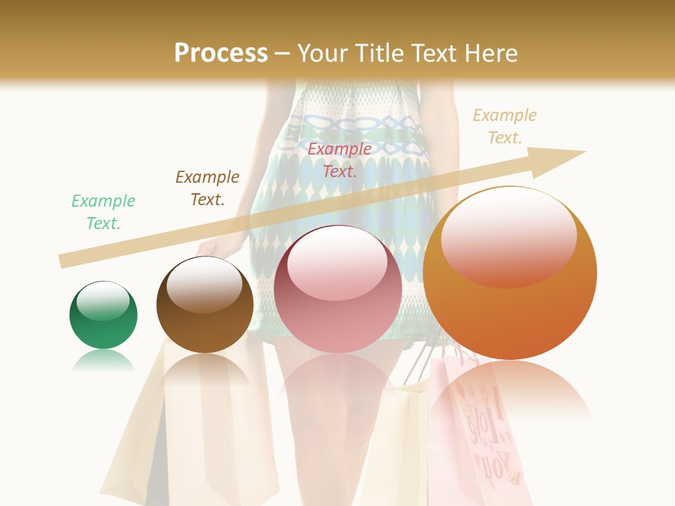 Adult Gift Holding PowerPoint Template