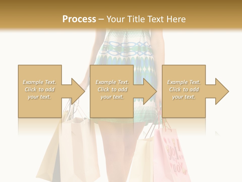 Adult Gift Holding PowerPoint Template