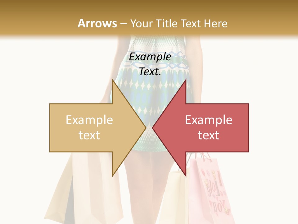 Adult Gift Holding PowerPoint Template