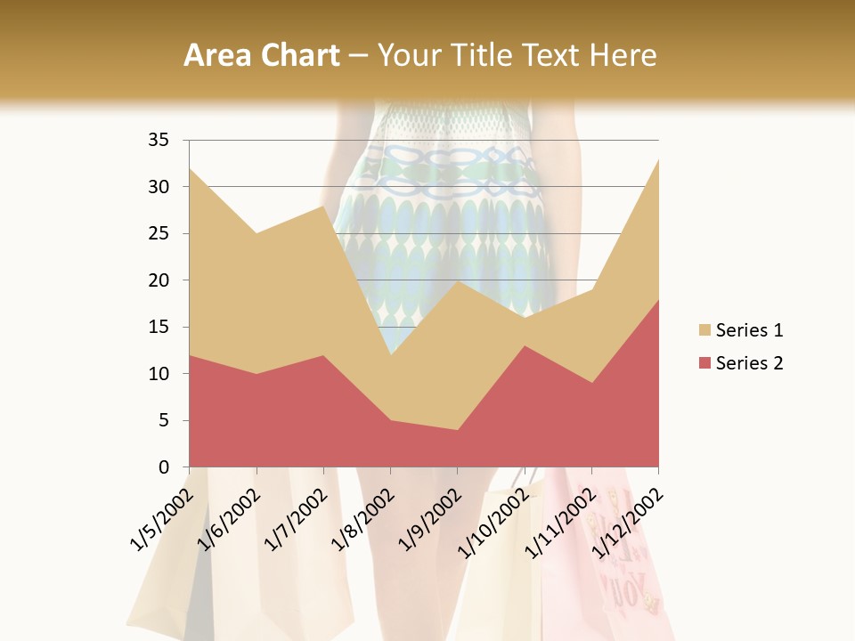 Adult Gift Holding PowerPoint Template