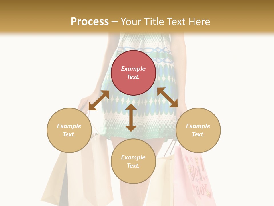 Adult Gift Holding PowerPoint Template