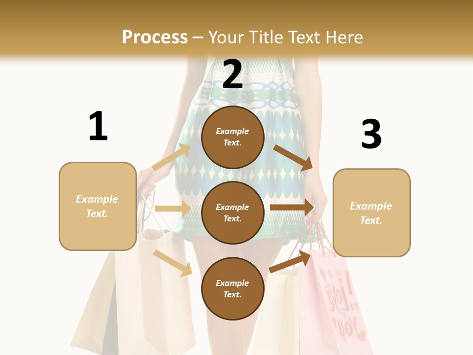 Adult Gift Holding PowerPoint Template