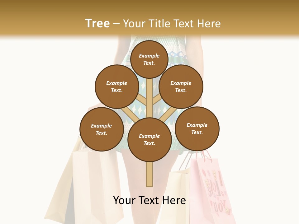 Adult Gift Holding PowerPoint Template