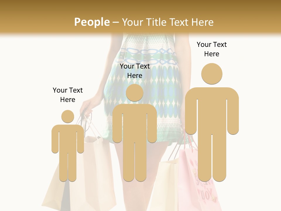 Adult Gift Holding PowerPoint Template