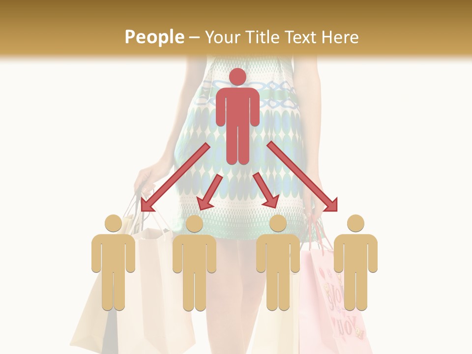 Adult Gift Holding PowerPoint Template