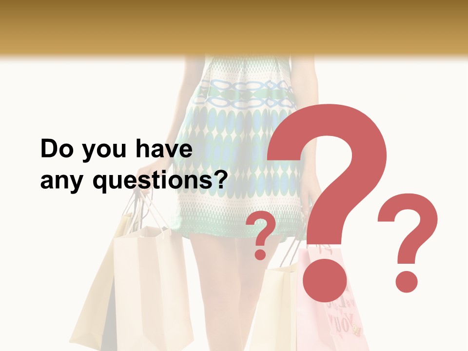 Adult Gift Holding PowerPoint Template