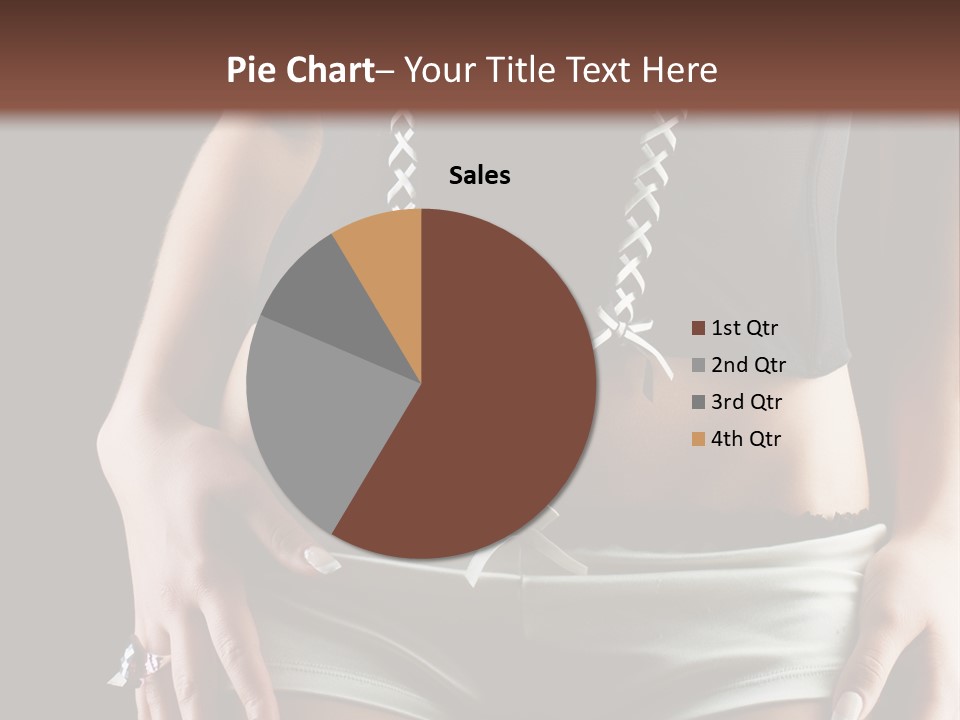 Babe Fitness Back PowerPoint Template