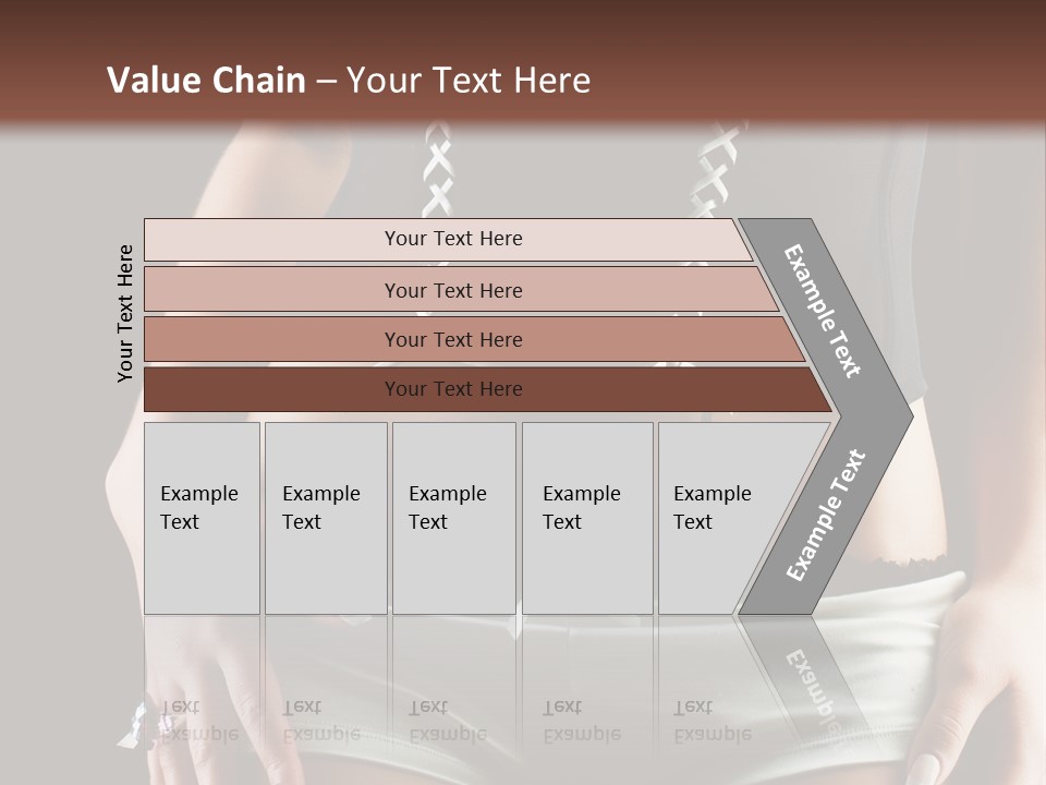 Babe Fitness Back PowerPoint Template