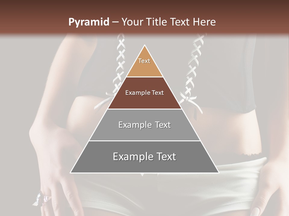 Babe Fitness Back PowerPoint Template