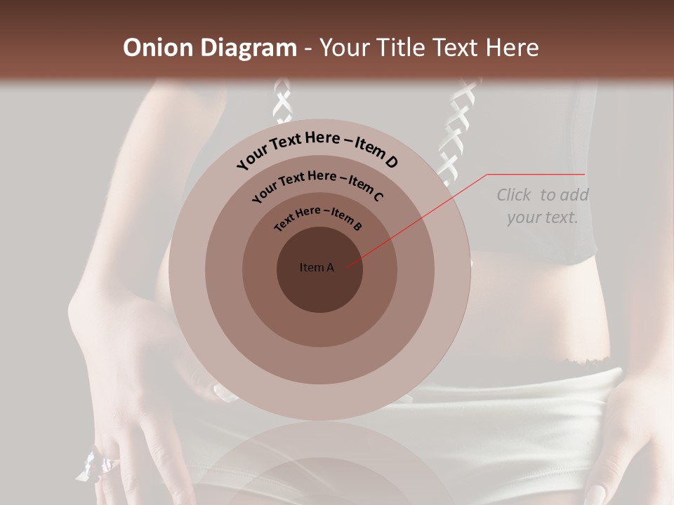 Babe Fitness Back PowerPoint Template