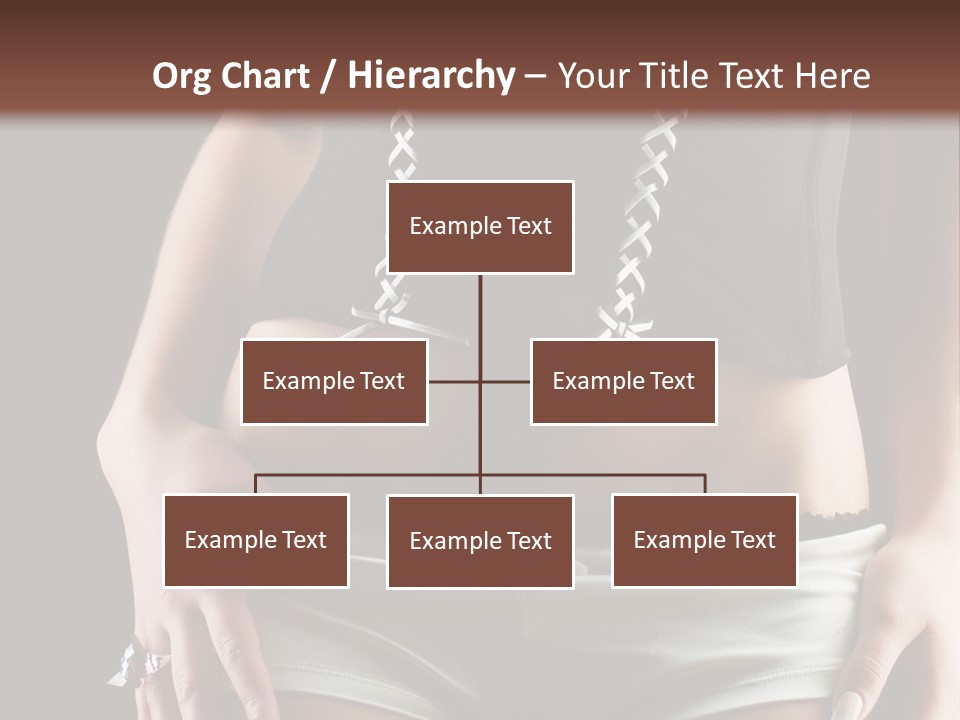 Babe Fitness Back PowerPoint Template